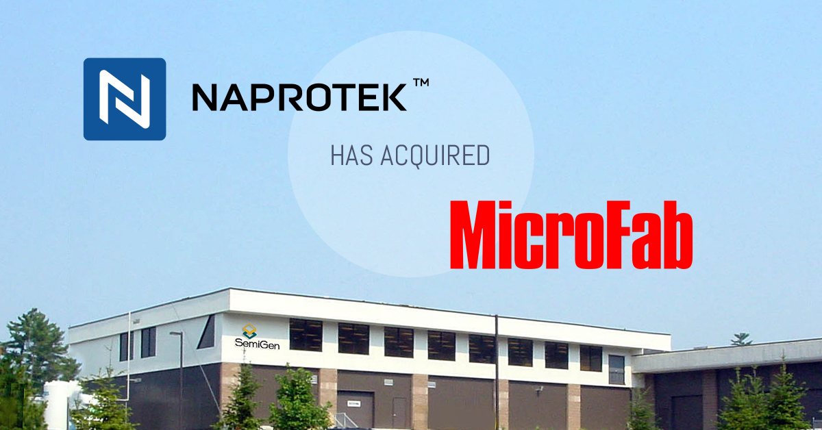 MicroFab Acquired by Naprotek, a Portfolio Company of Edgewater Capital Partners